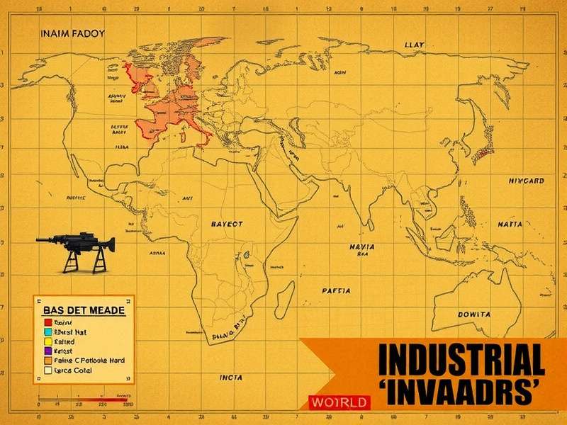 Indore Industrial Invaders world map