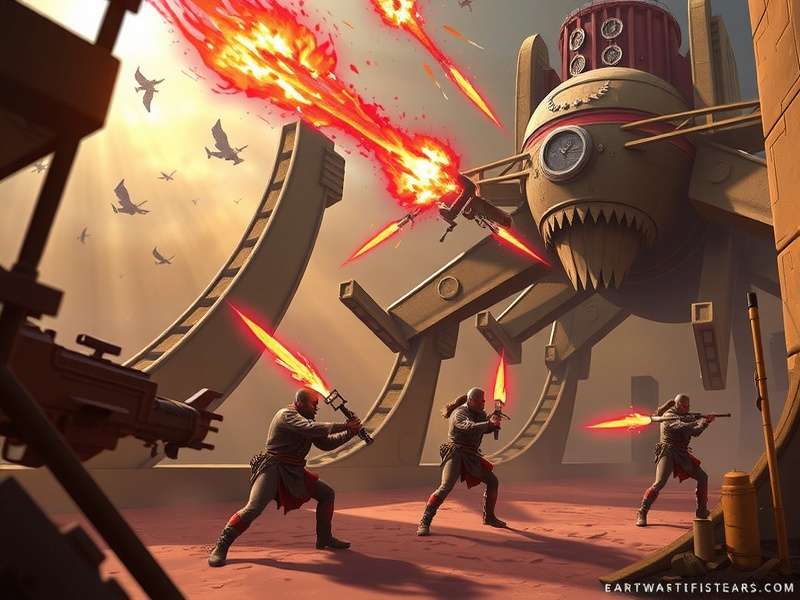 Indore Industrial Invaders battle scene